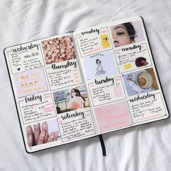 Bujo Pages Weekly Activities