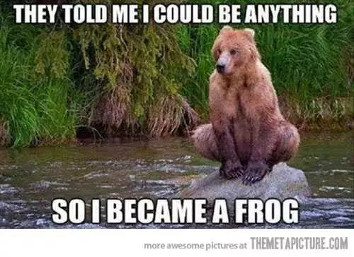 Funny Became Frog