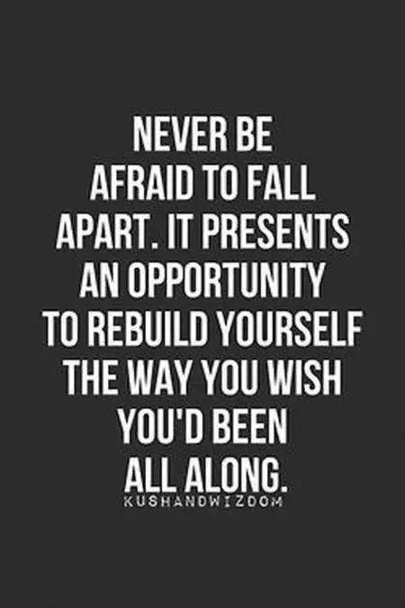 Quote Never Be Afraid