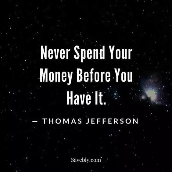 Quote Never Spend