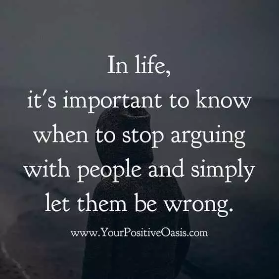 Quote Stop Arguing