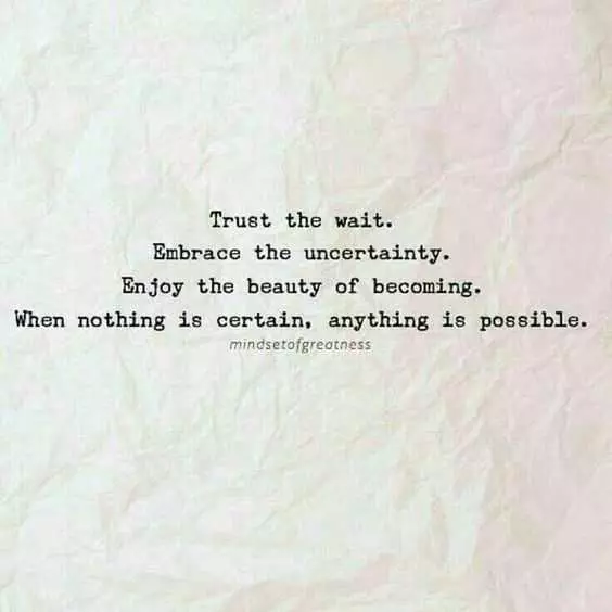 Quote Trust The Wait