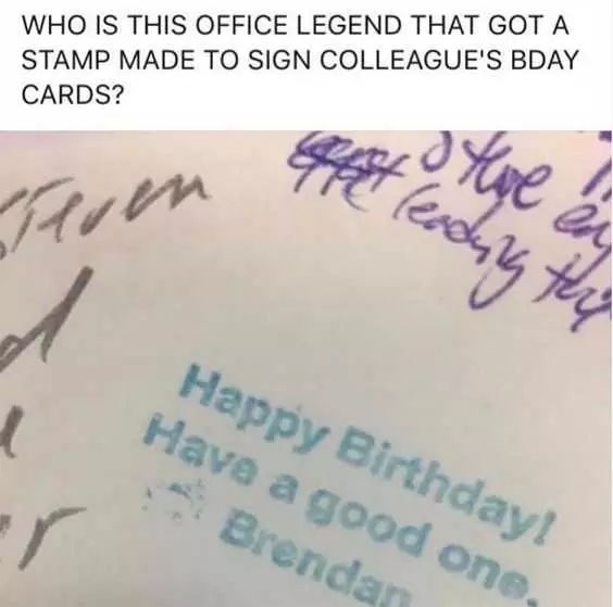 Funny Office Legend