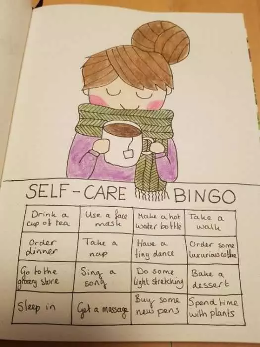 Diy Self Care Bingo