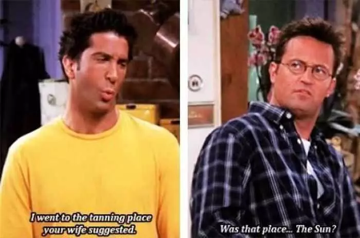 Funny Quotes From Tv Shows  Ross And Chandler Quotes