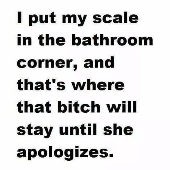Funny Scale Bathroom