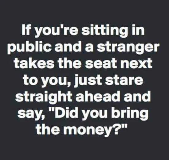 Funny Staring Money