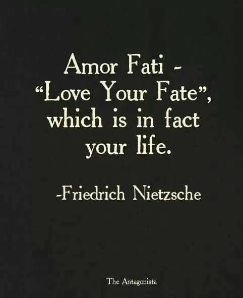 Quote Amor Fate