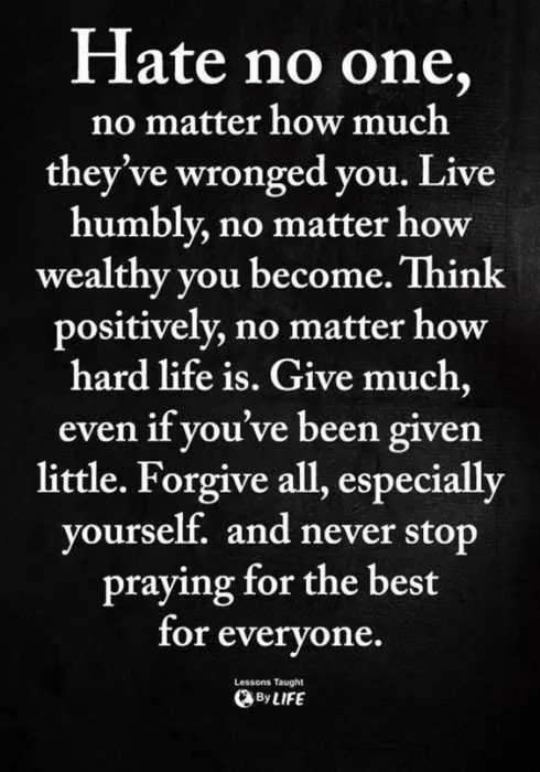 Quote Hate No One