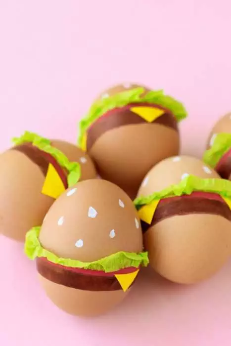 Diy Burger Eggs