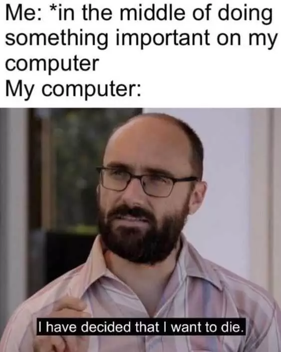 Funny Decided Computer