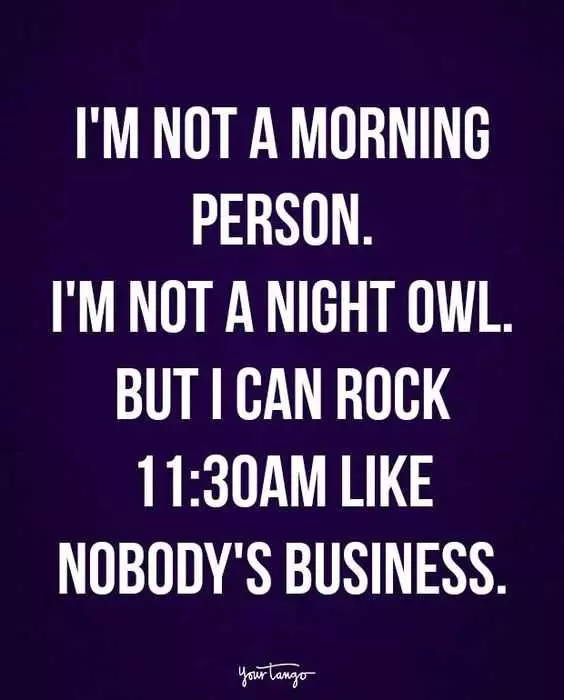 Funny Morning Owl