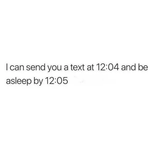 Funny Send Text Sleep