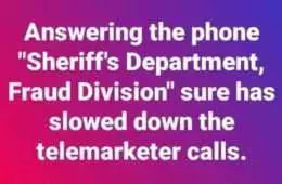 Funny Sheriff Department