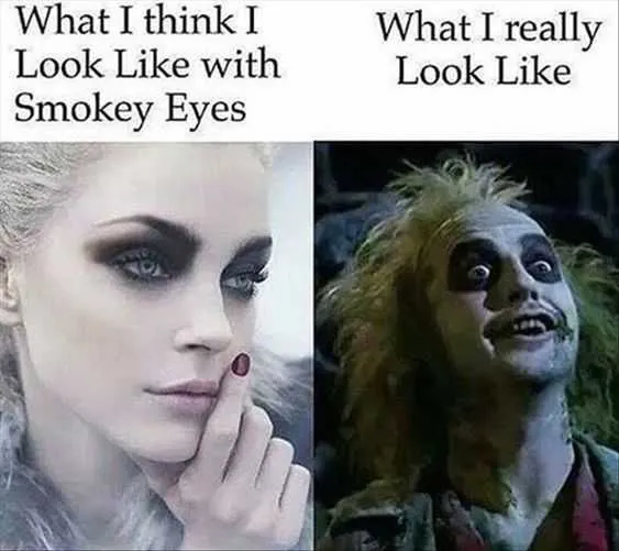 Funny Smokey Eyes