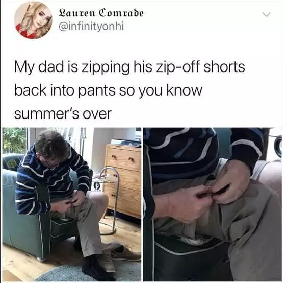 Funny Zip Off Pants