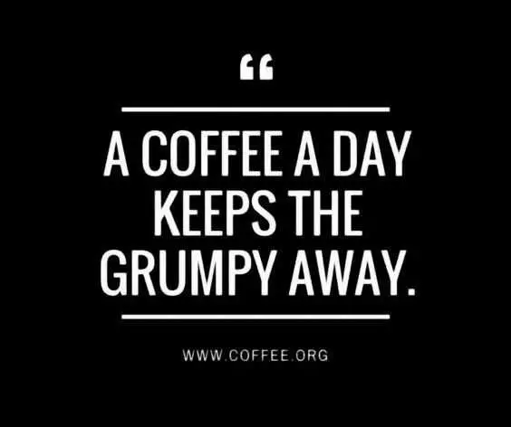 Funny Coffee A Day Grumpy