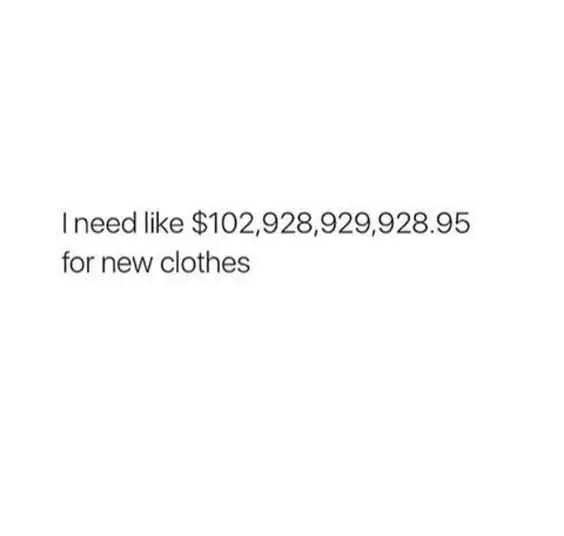 Funny New Clothes Needed