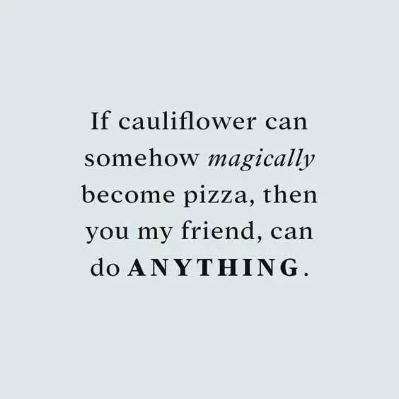 Funny Pizza Cauliflower