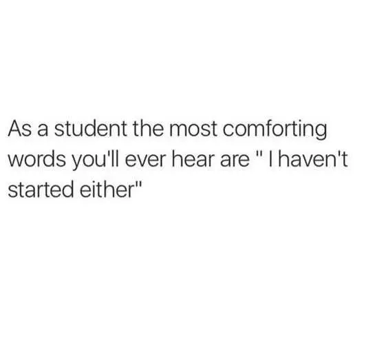 Funny Student Comforting