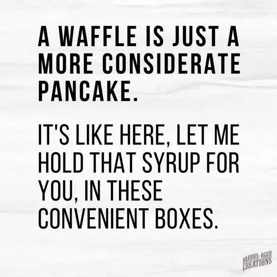 Funny Wafffle Pancake
