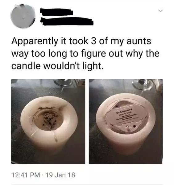 Funny Why Candle