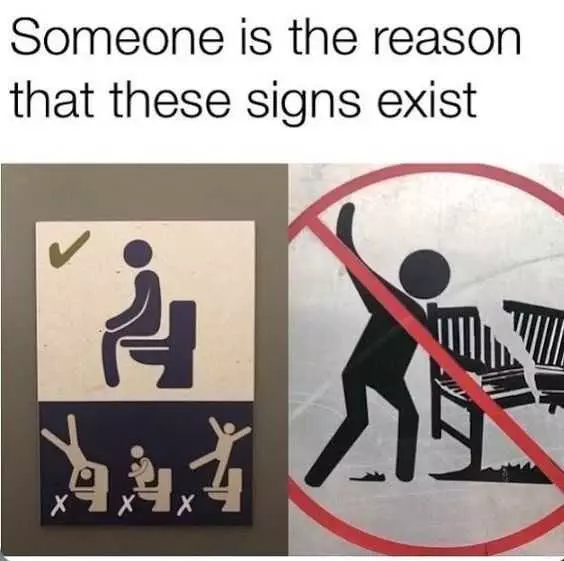 Meme Reason Signs