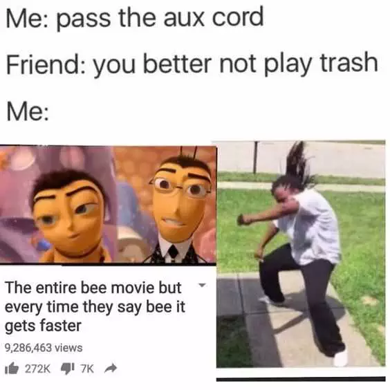 Funny Aux Cord Bee