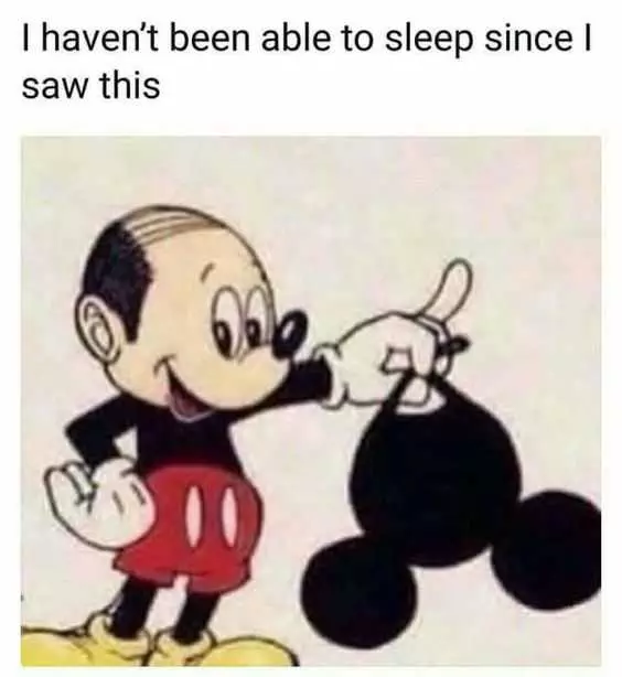 Funny Mickey Head