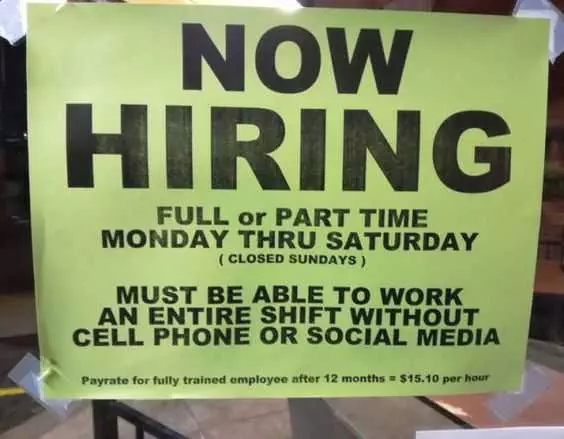 Funny Now Hiring Closed