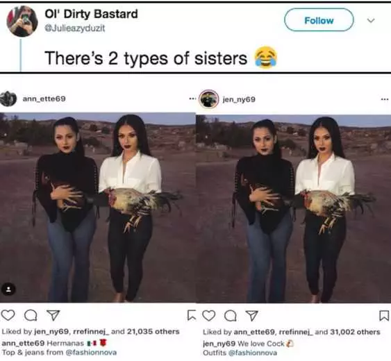 Funny Two Sisters