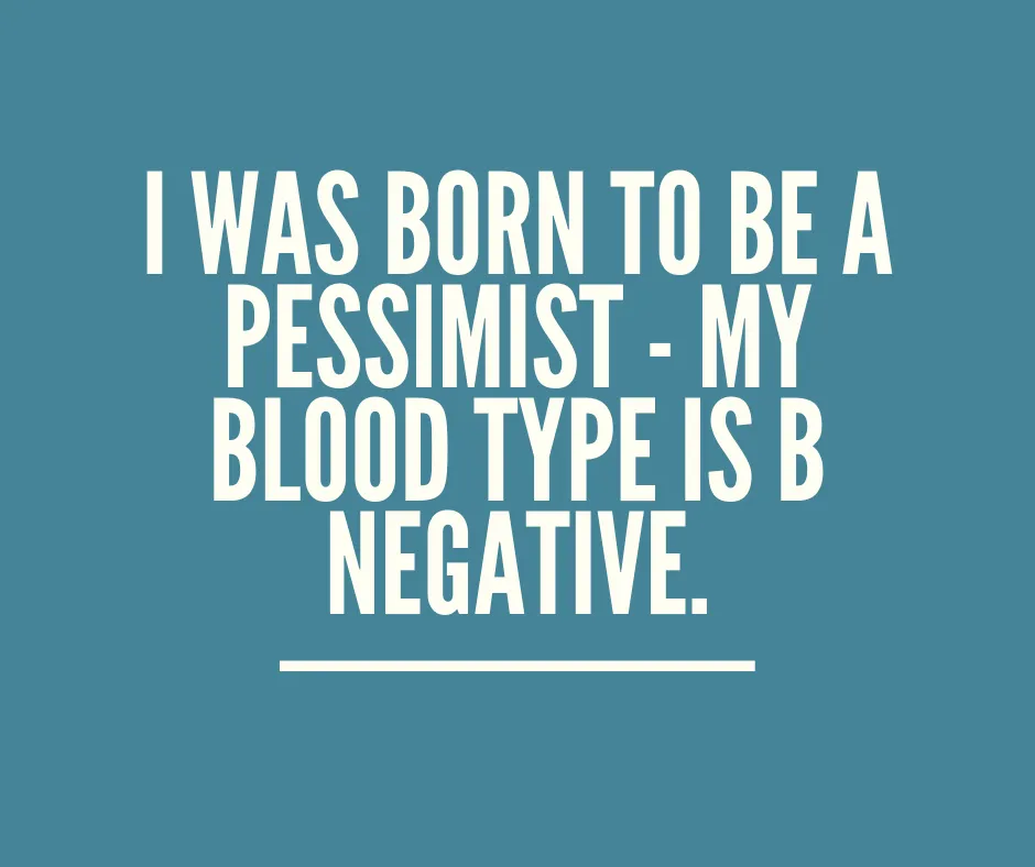 Quote Be Negative
