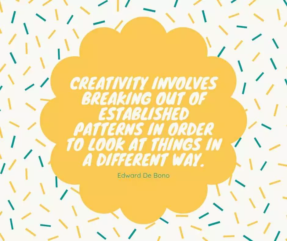 Quote Creativity Involves