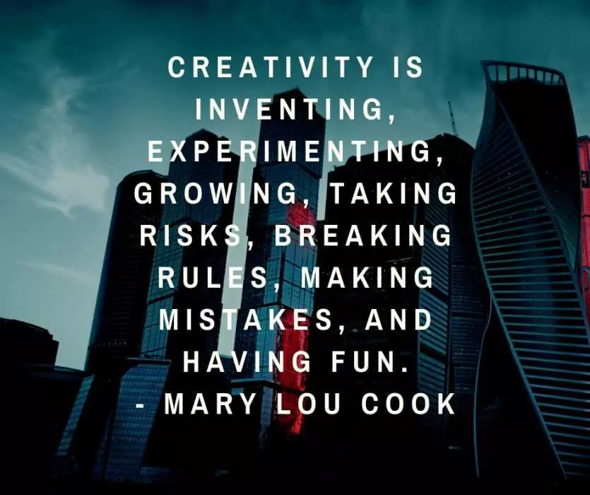 Quote Creativity Is
