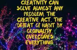 Quote Creativity Solve