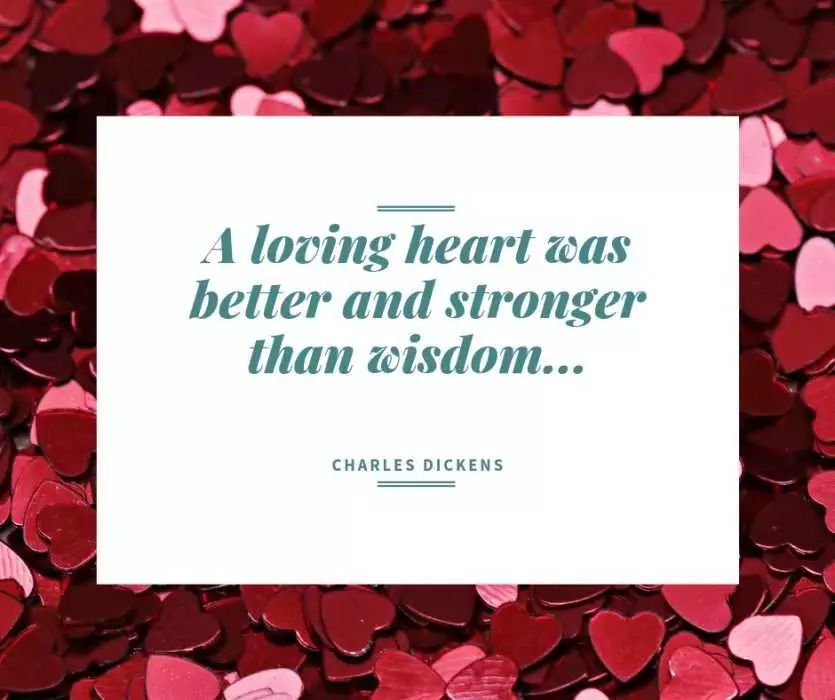 Quote Loving Heart