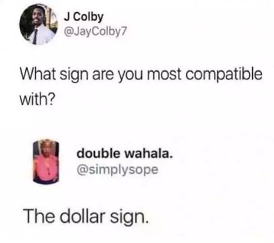 Meme Dollar Sign