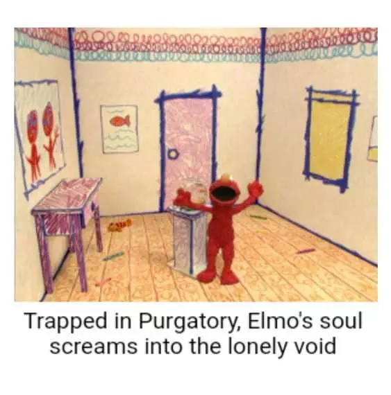 Meme Elmo Purgatory