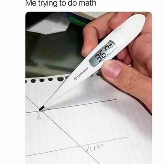 Meme Trying To Math