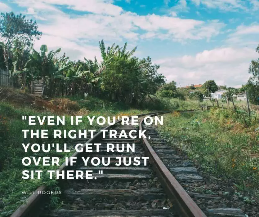 Quote Even Right Track