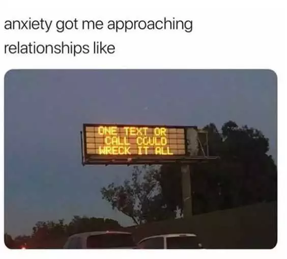 Funny Anxiety Relationships