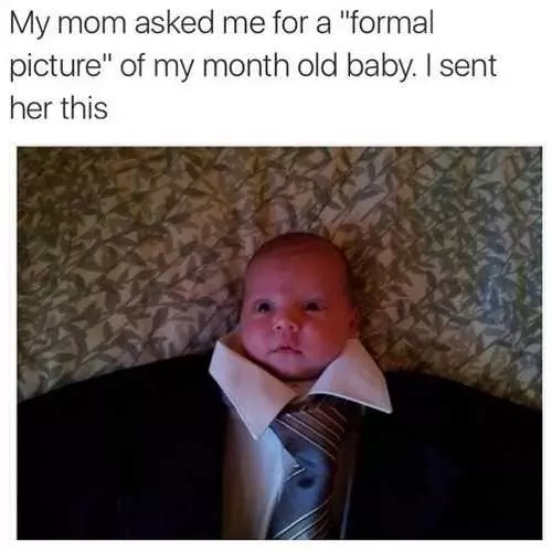Funny Formal Baby