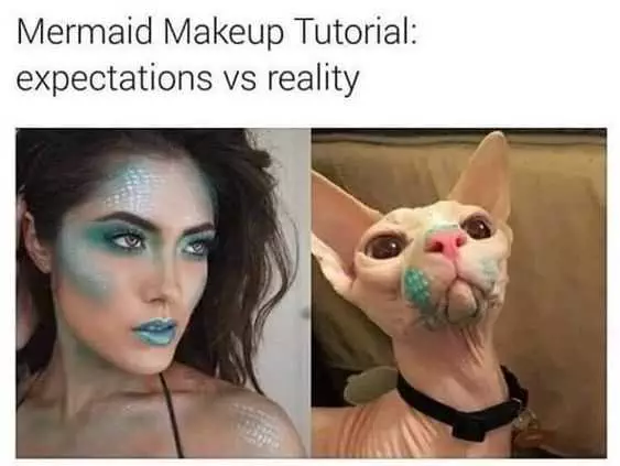 Funny Mermaid Makeup