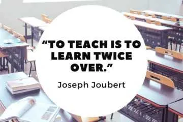 Quote To Teach Is