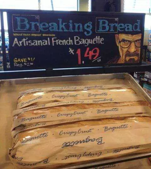 Funny Breaking Bread