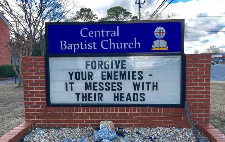 Funny Forgive Enemies