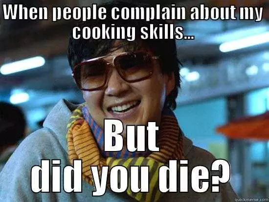 Funny Cooking Complain