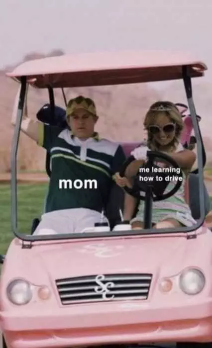 Funny Mom Me Learning