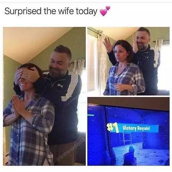Funny Surprised Wife