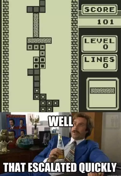 Funny Tetris Escalated